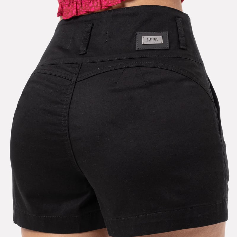 SHORTS SHORT GERYNA DRILL STRETCH MUJER - 5