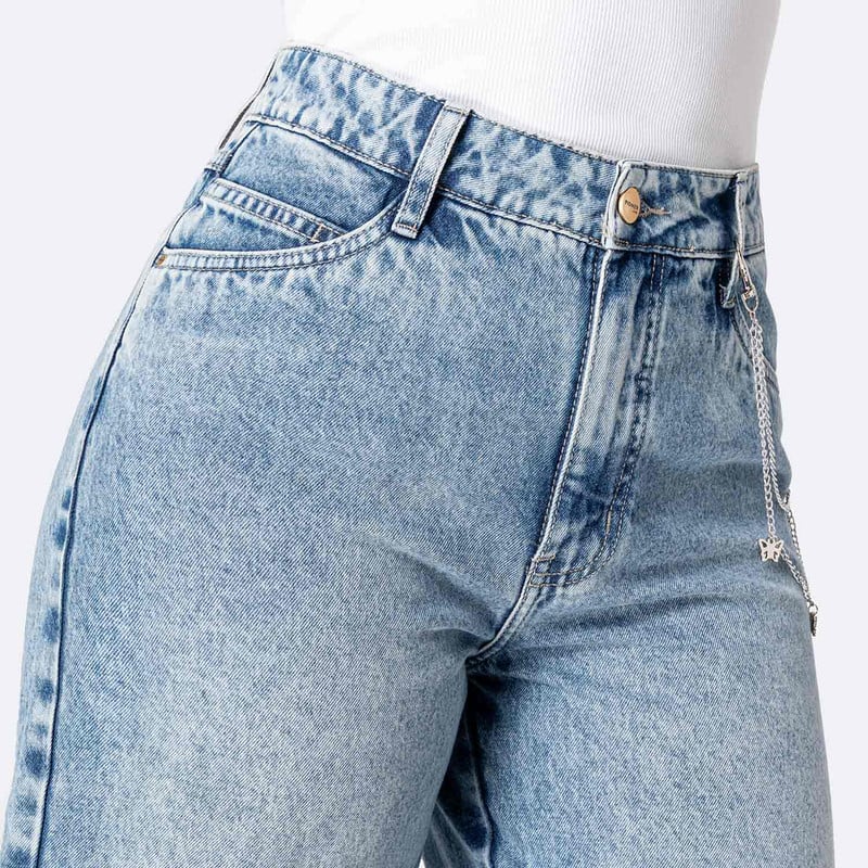 SHORTS BERMUDA GREZIE DENIM STRETCH MUJER - 4