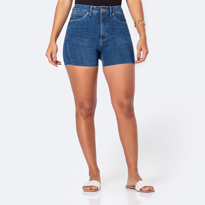SHORTS CLASICO DHAMARIS DENIM STRETCH MUJER - 1