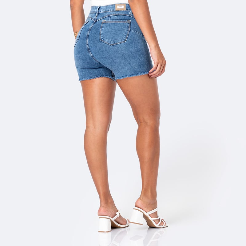 SHORTS CLASICO DHAMARIS DENIM STRETCH MUJER - 3