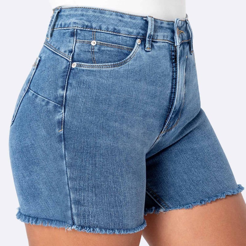 SHORTS CLASICO DHAMARIS DENIM STRETCH MUJER - 4
