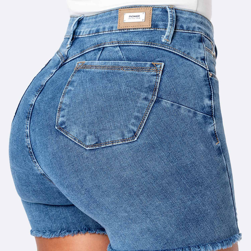 SHORTS CLASICO DHAMARIS DENIM STRETCH MUJER - 5