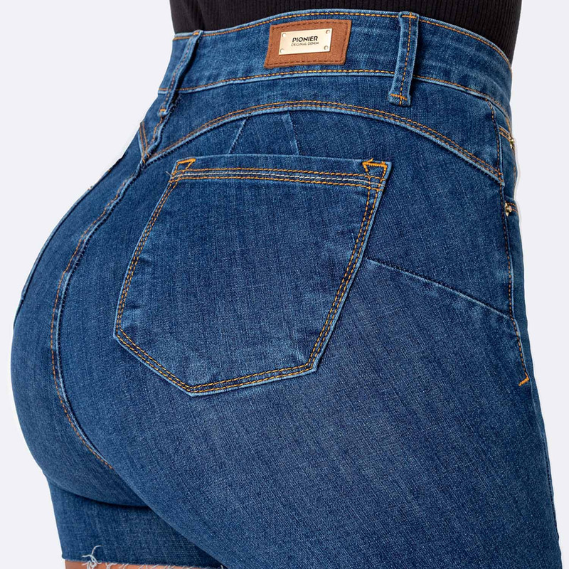 SHORTS CLASICO DHAMARIS DENIM STRETCH MUJER - 5