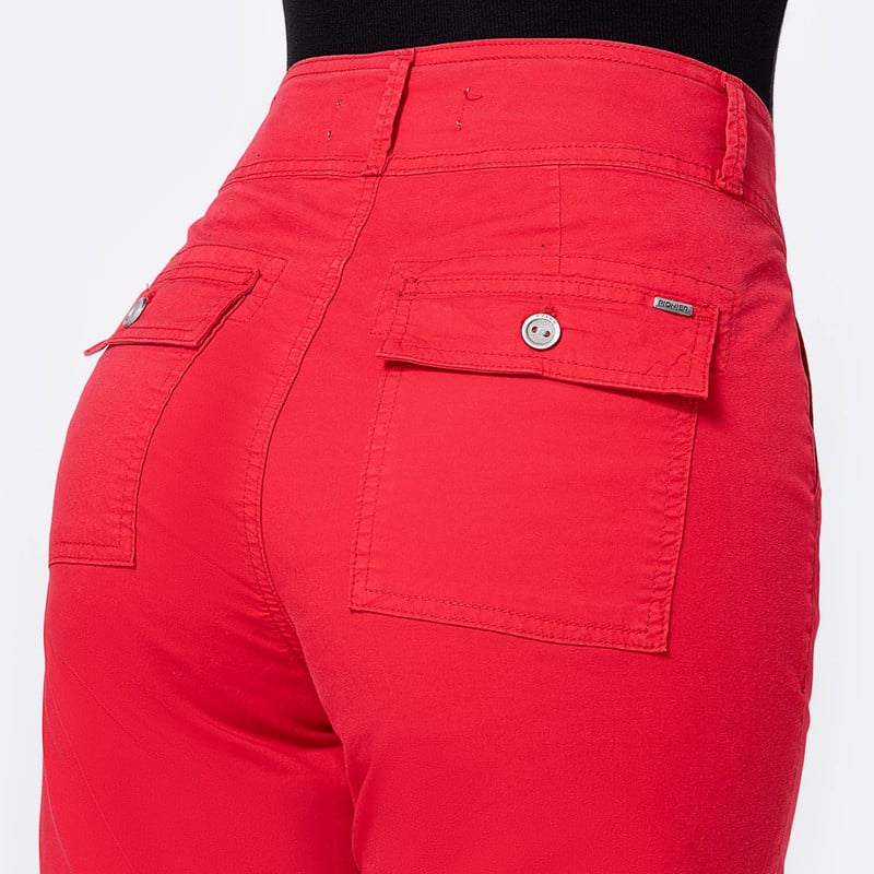 SHORTS BERMUDA KAORY TAFETA MUJER - 5