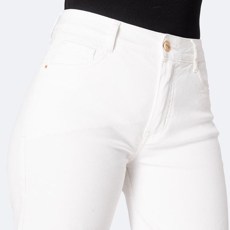 SHORTS BERMUDA MYRLAH D DRILL STRETCH MUJER - 4
