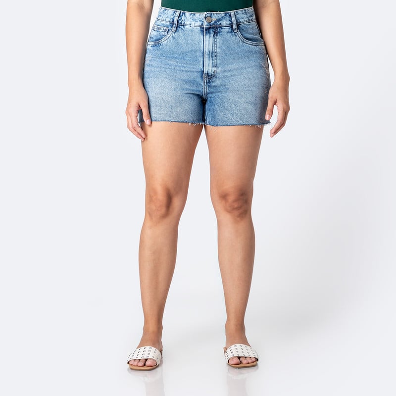 SHORTS SHORT KUWAN BRIFLOR DENIM MUJER - 1