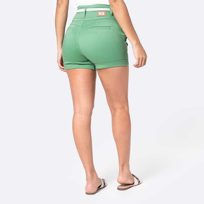 SHORTS SHORT BETZHA DRILL STRETCH MUJER - 3