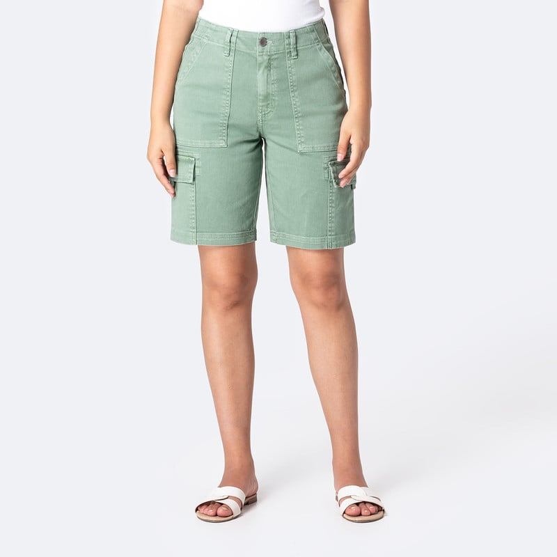 SHORTS BERMUDA CARGO MARYURY DRILL MUJER - 1
