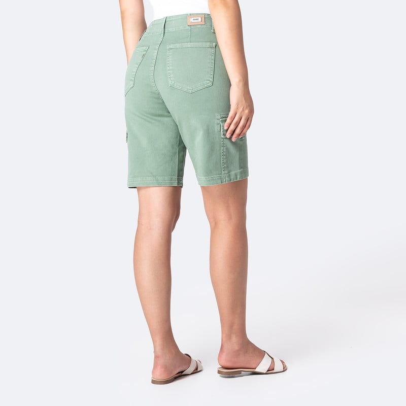 SHORTS BERMUDA CARGO MARYURY DRILL MUJER - 3