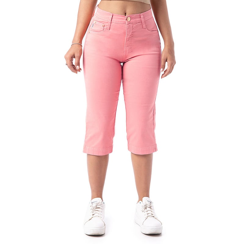 CROPPED CLASICO DIANA DRILL STRETCH MUJER - 2