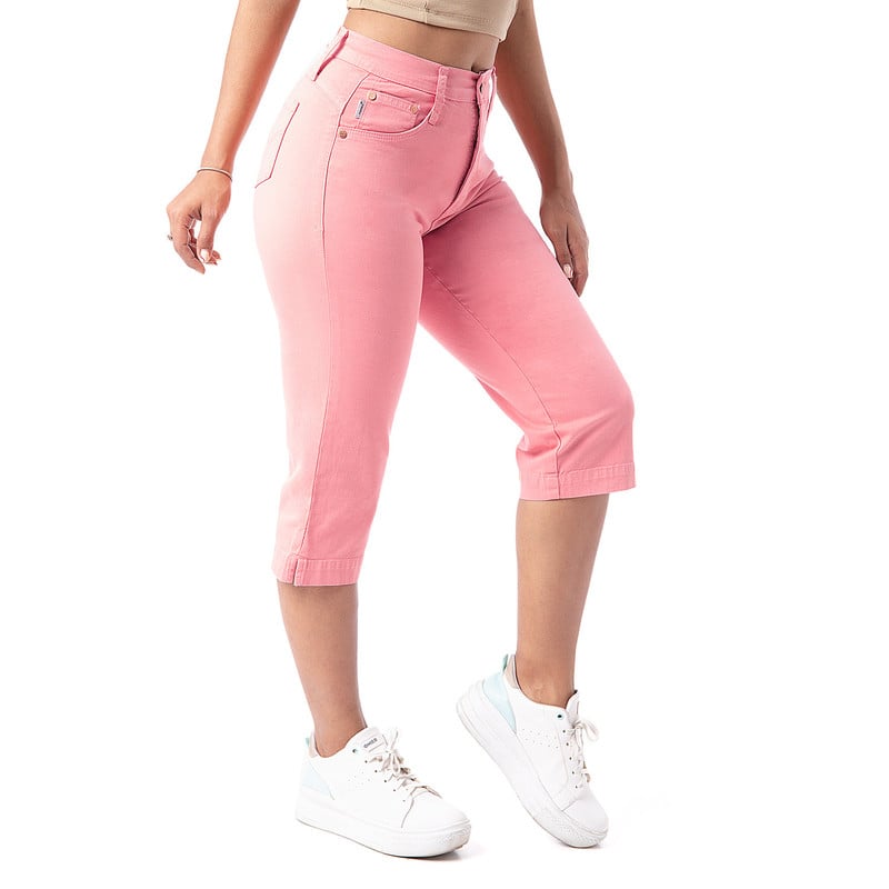 CROPPED CLASICO DIANA DRILL STRETCH MUJER - 3