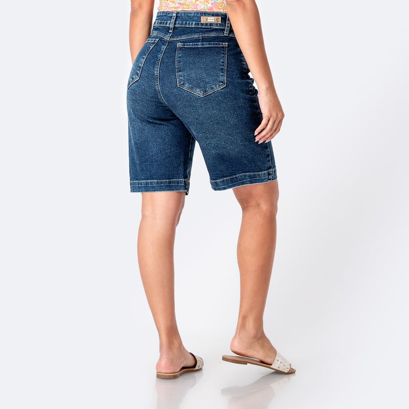 CROPPED JORTS JHIANA DENIM STRETCH MUJER - 3
