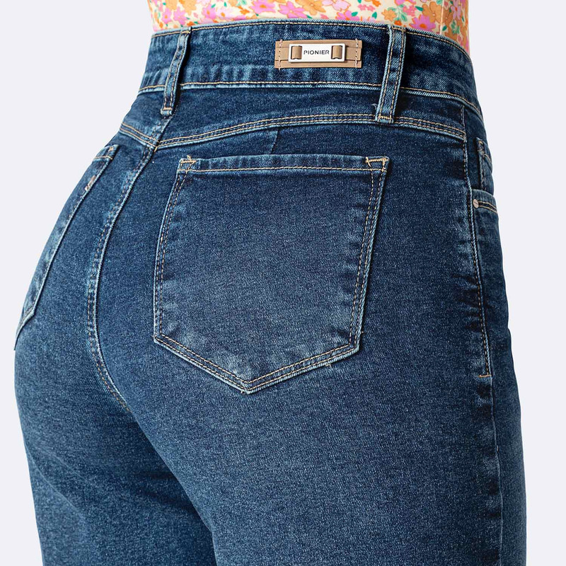 CROPPED JORTS JHIANA DENIM STRETCH MUJER - 5