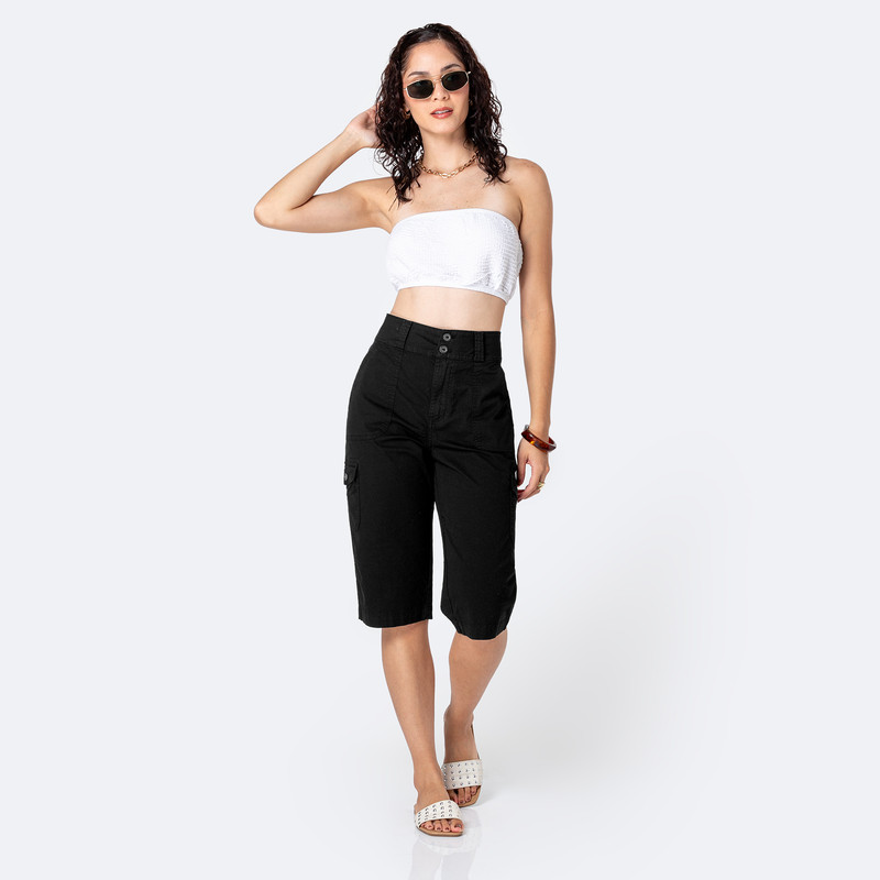 CROPPED CROPPED LARIH TAFETA MUJER - 2