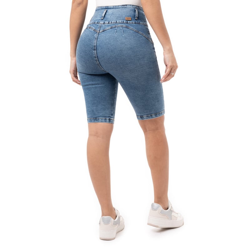 CROPPED SNICKER MERIK DENIM STRETCH MUJER - 4