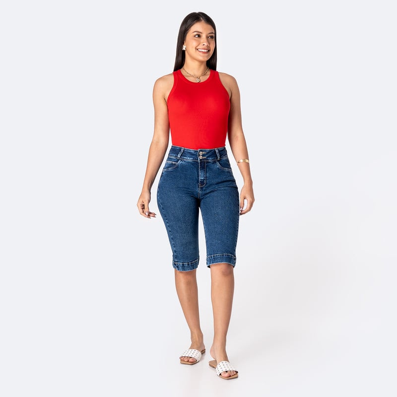 CROPPED CROPPED BRISSAH DENIM STRETCH MUJER - 2