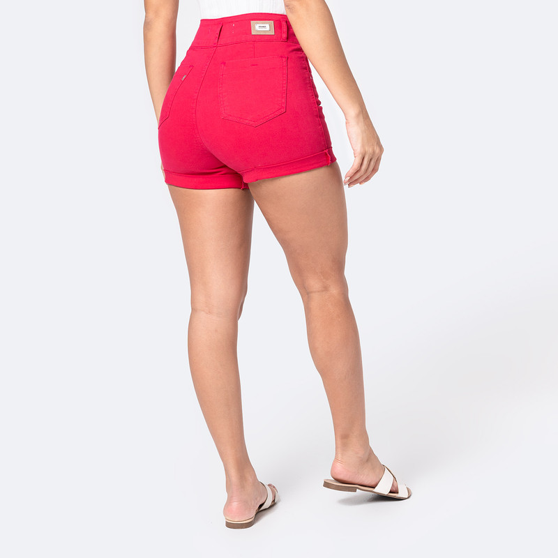 SHORTS SHORT ZAMMY DRILL STRETCH MUJER - 3