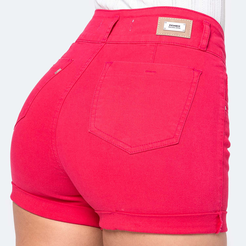 SHORTS SHORT ZAMMY DRILL STRETCH MUJER - 5