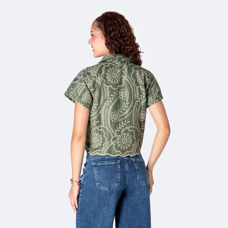 BLUSAS MODA JAYLENE BRODERY MUJER - 3