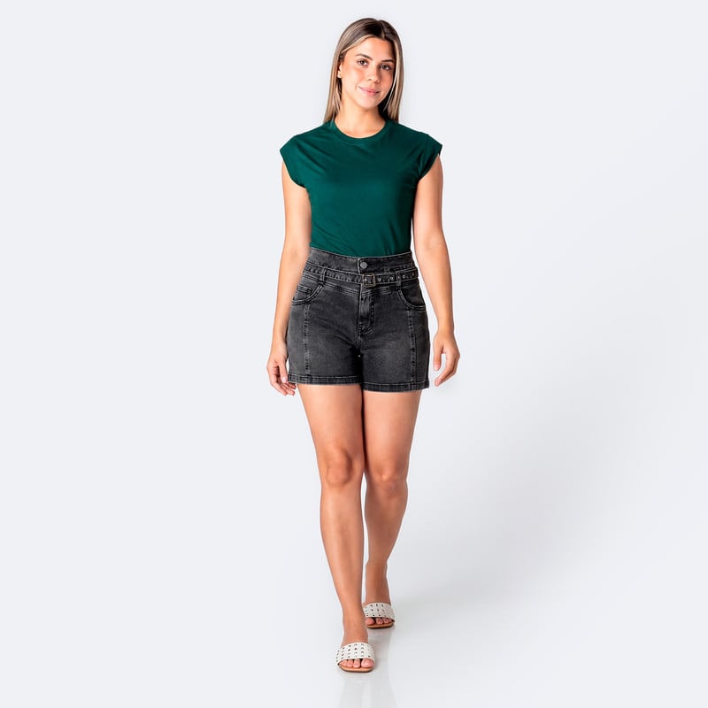 SHORTS SHORT KINNAH DENIM STRETCH MUJER - 2