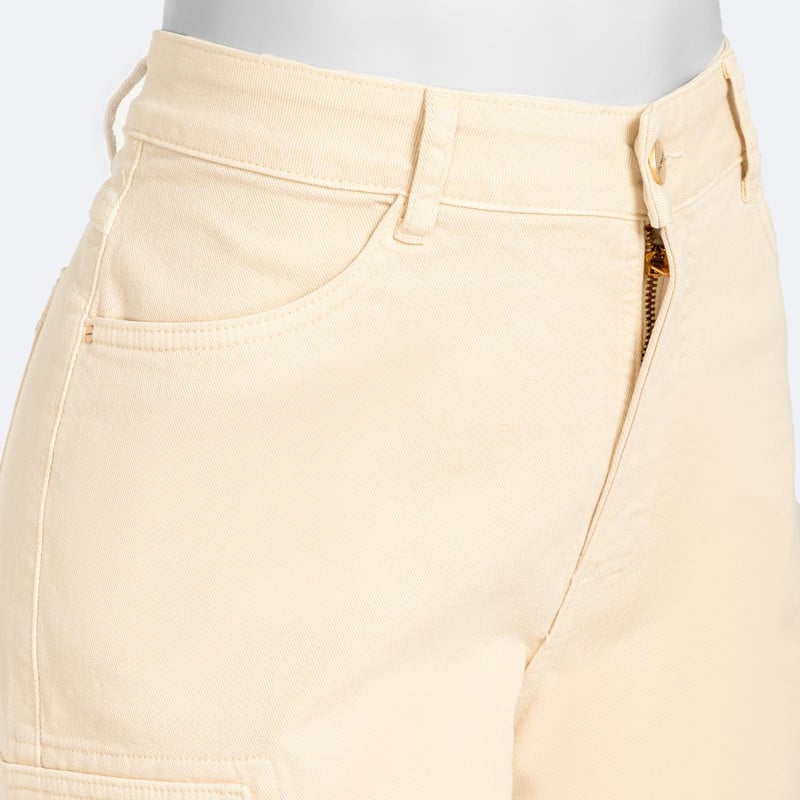 SHORTS BERMUDA CARGO ASUMY DRILL STRETCH MUJER - 3