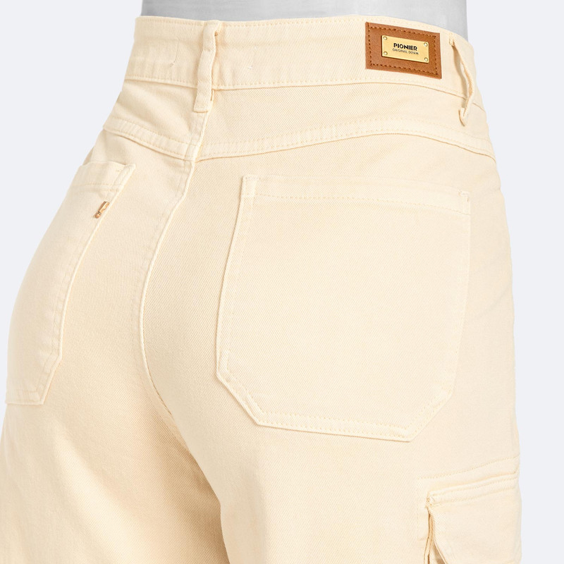 SHORTS BERMUDA CARGO ASUMY DRILL STRETCH MUJER - 6