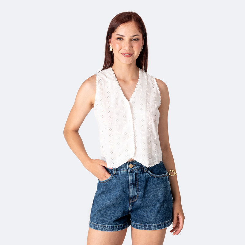 BLUSAS MODA ZUZANIH BRODERY MUJER - 1