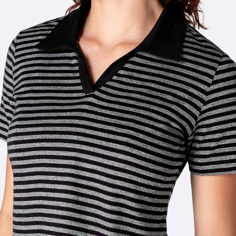 POLO MODA KORNIT JERSEY LISTADO MUJER - 2