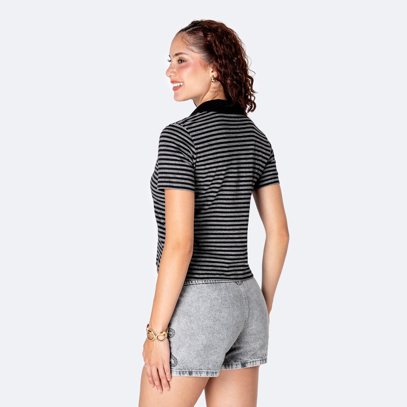 POLO MODA KORNIT JERSEY LISTADO MUJER - 3