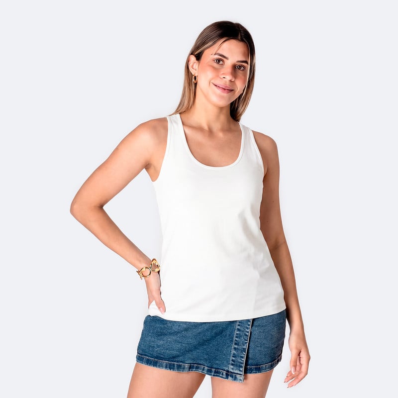 TOPS BASICO KAITY JERSEY FULL LYCRA MUJER - 1