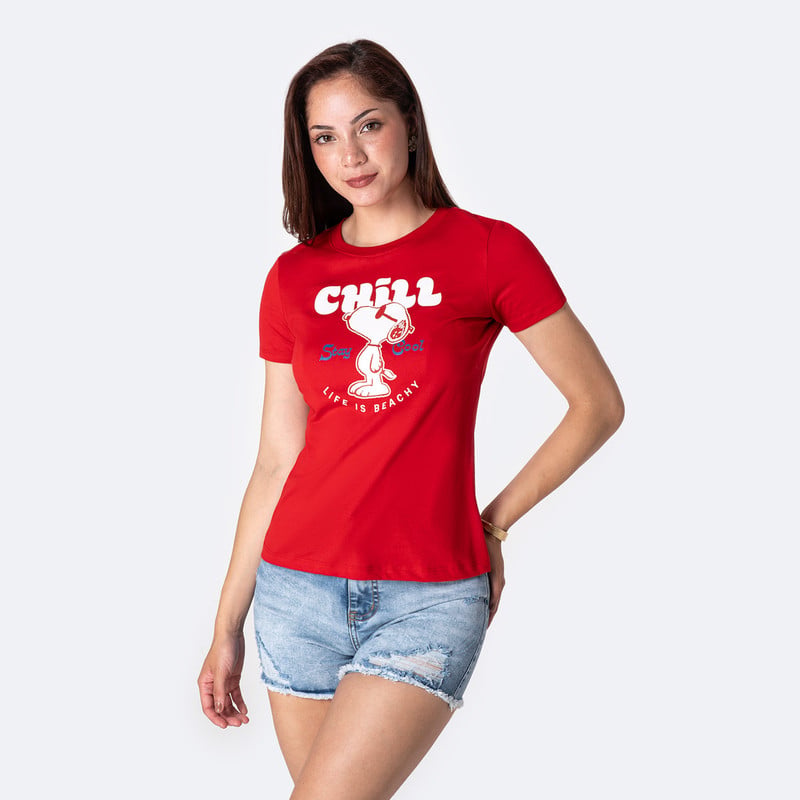 POLOS TSHIRT MILEY-SNOOPY JERSEY MUJER - 1