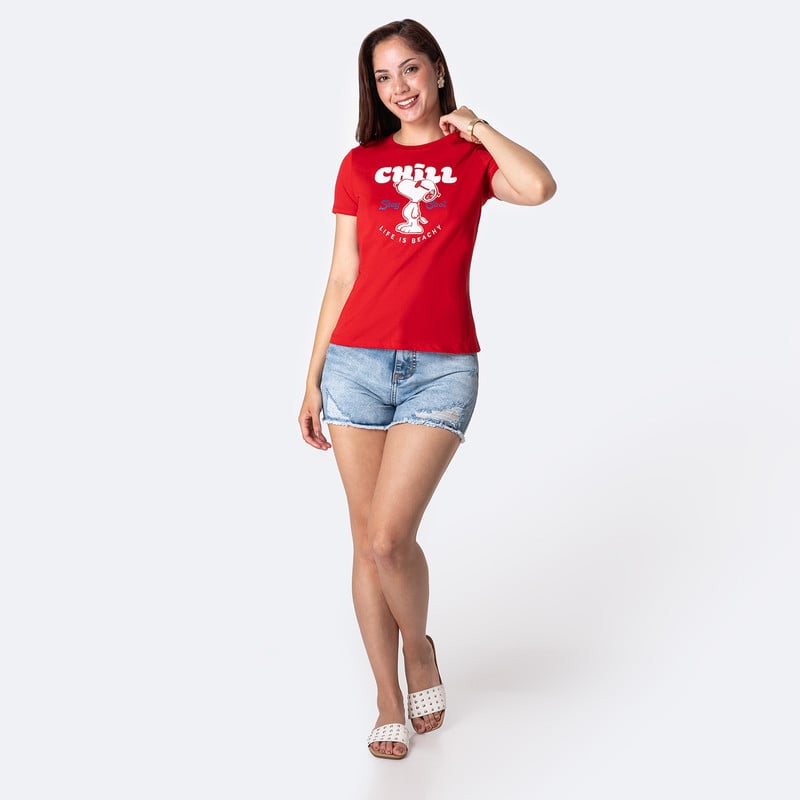 POLOS TSHIRT MILEY-SNOOPY JERSEY MUJER - 4