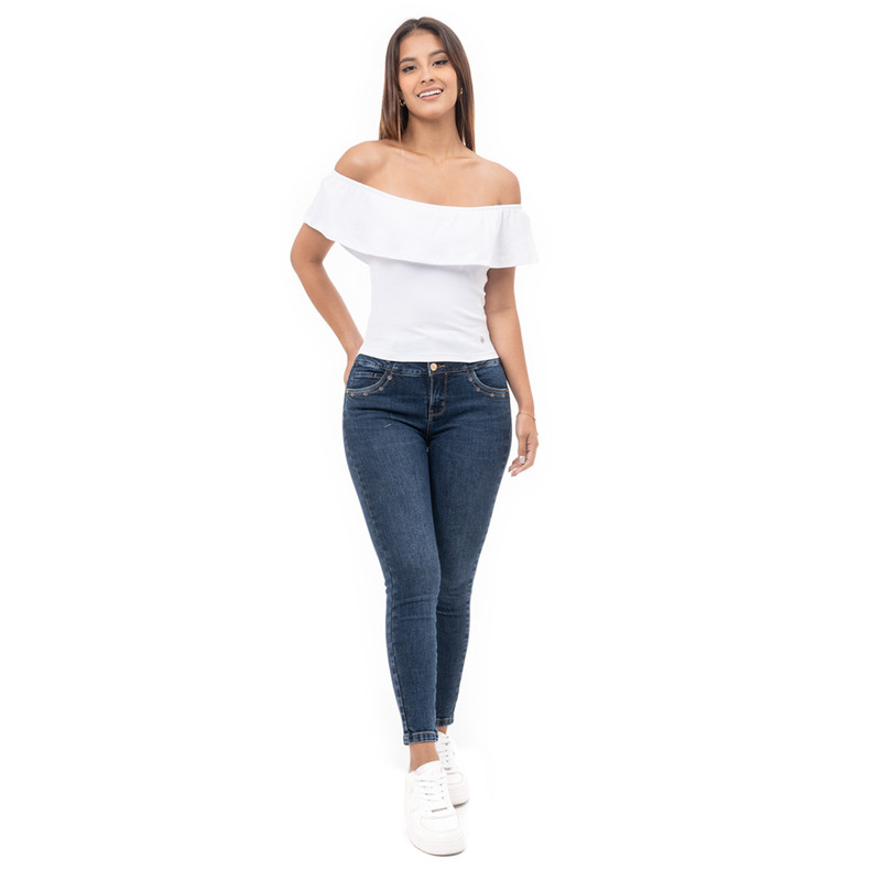 POLO MODA ZHERA-S RIB LYCRADO MUJER - 5