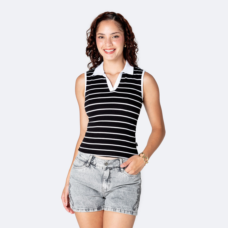 POLO MODA JORG-S RIB LYCRADO MUJER - 1