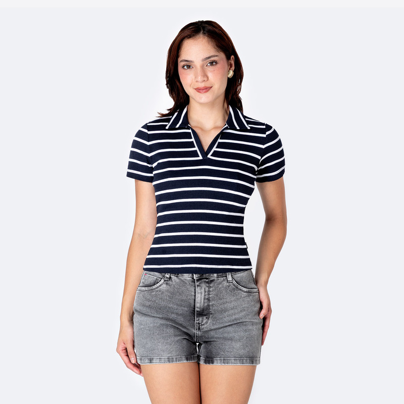 POLO MODA BOUM RIB MUJER - 1