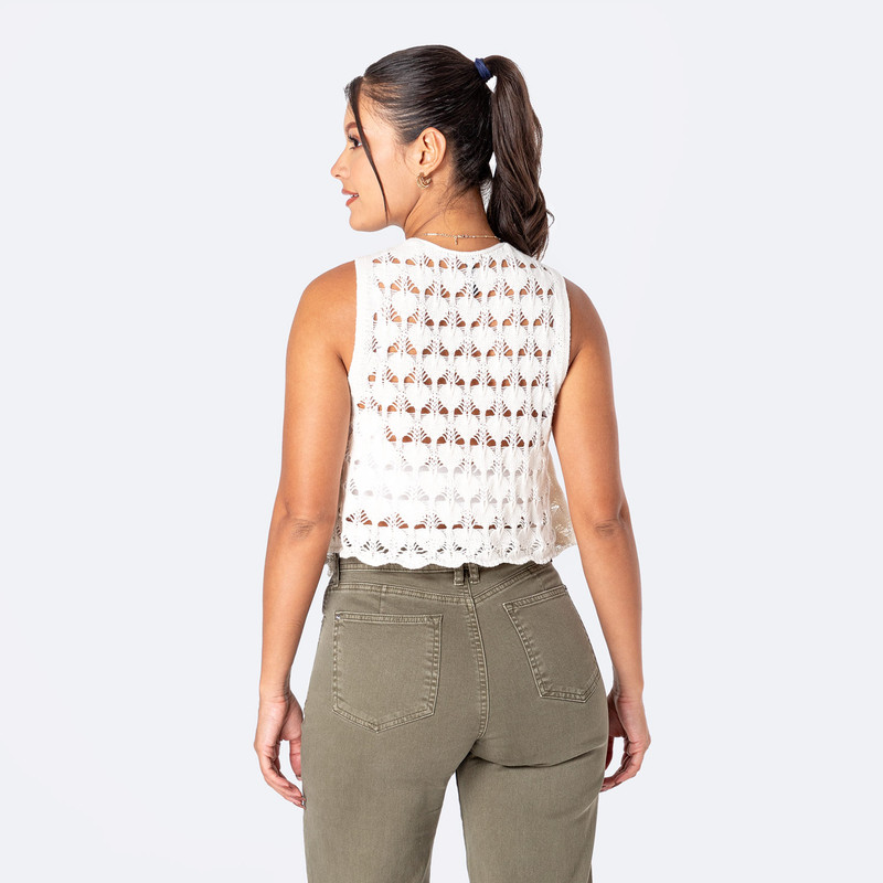 CHALECO MODA HELEIN HILOS MUJER - 3