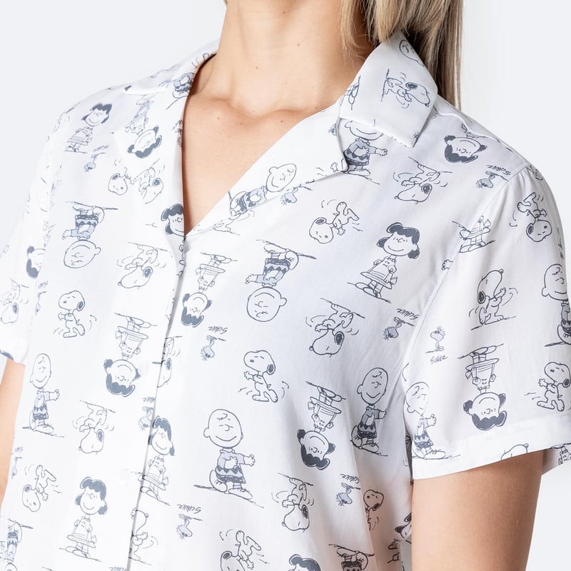 BLUSAS MODA LESLY-SNOOPY POPELINA MUJER - 2