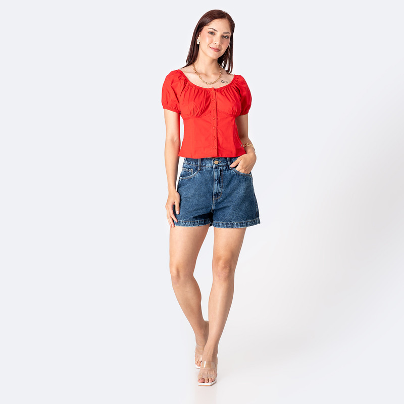 BLUSAS MODA MAELINA POPELINA MUJER - 4