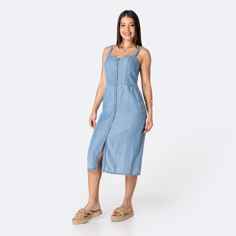 VESTIDOS GINDARA DENIM MUJER - 2