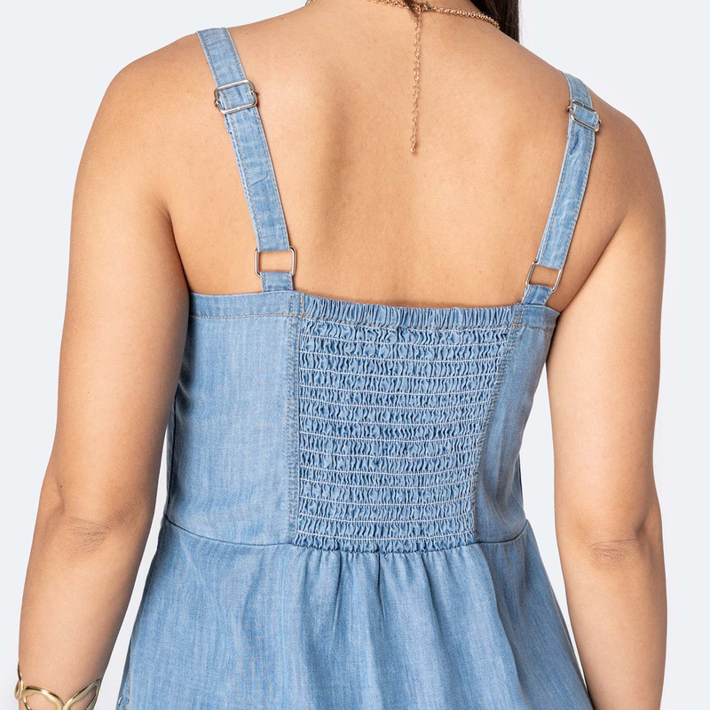 VESTIDOS GINDARA DENIM MUJER - 5