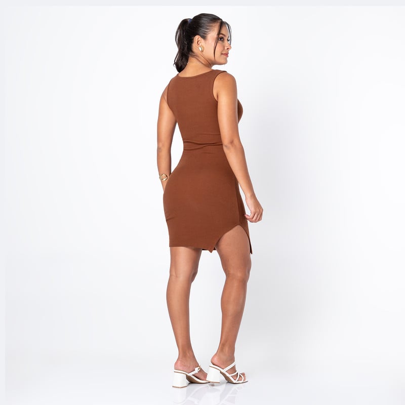 VESTIDOS SYANNI-S RIB LYCRADO MUJER - 4