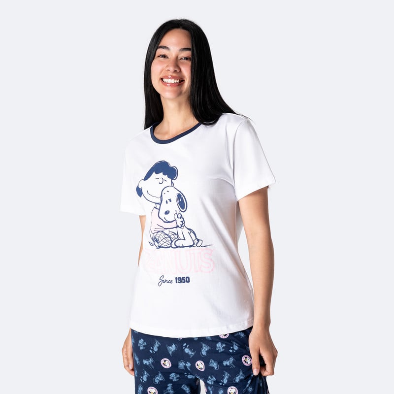 PIJAMA LARA-SNOOPY JERSEY MUJER - 1