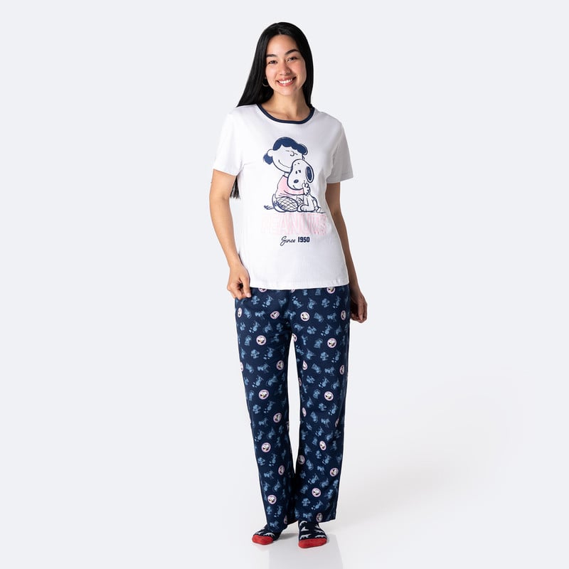 PIJAMA LARA-SNOOPY JERSEY MUJER - 4