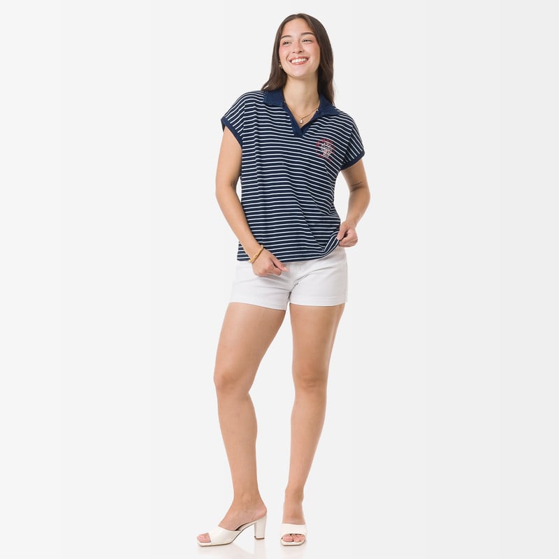 POLO MODA SILVEN JERSEY LISTADO MUJER - 2