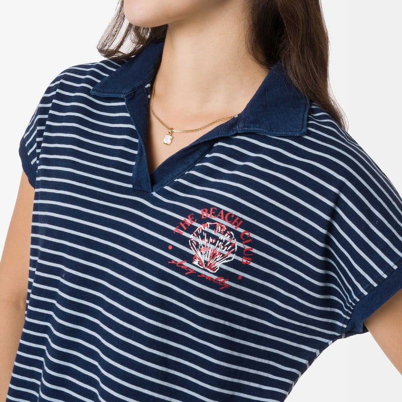 POLO MODA SILVEN JERSEY LISTADO MUJER - 4