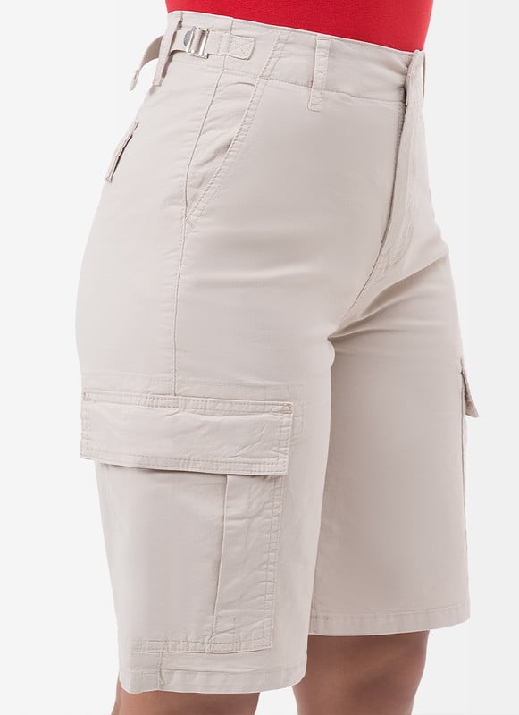 CROPPED JORTS KIRIM DRILL STRETCH MUJER - 5
