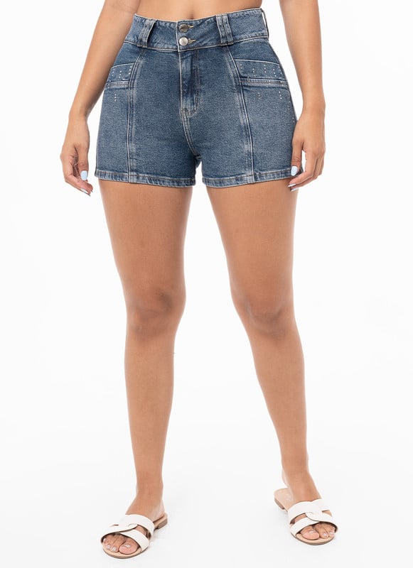 SHORTS SHORT CATIX DENIM STRETCH MUJER - 2