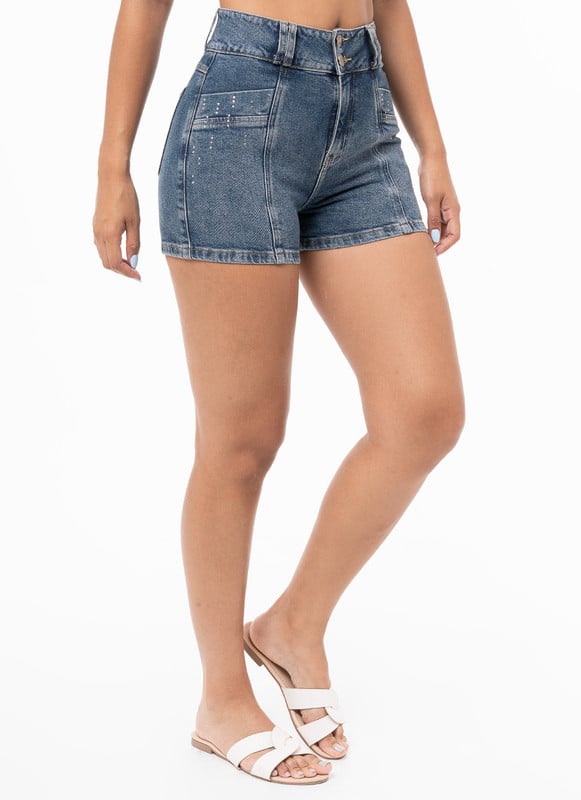 SHORTS SHORT CATIX DENIM STRETCH MUJER - 3