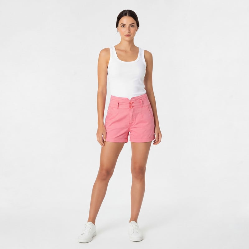 SHORTS SHORT AMIERA DRILL TAFETA MUJER - 2