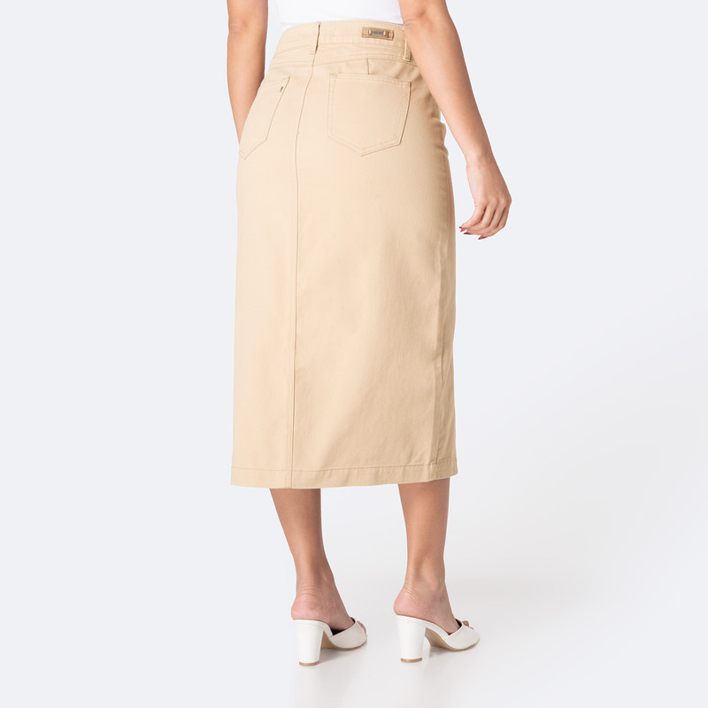 FALDAS FALDA LAR LUZMERI DRILL MUJER - 3